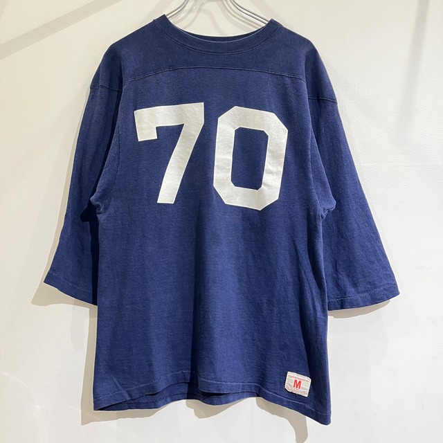 70s Champion Football Tee Shirt 70年代 チャンピオン フットボール Tシャツ 両面ナンバリング