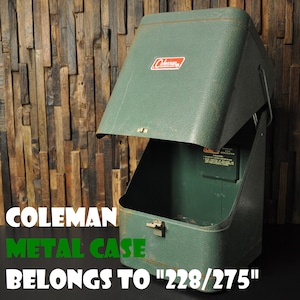 コールマン ガルウィング メタルケース グリーン ビンテージ 228/275適合 COLEMAN VINTAGE METAL CASE GREEN