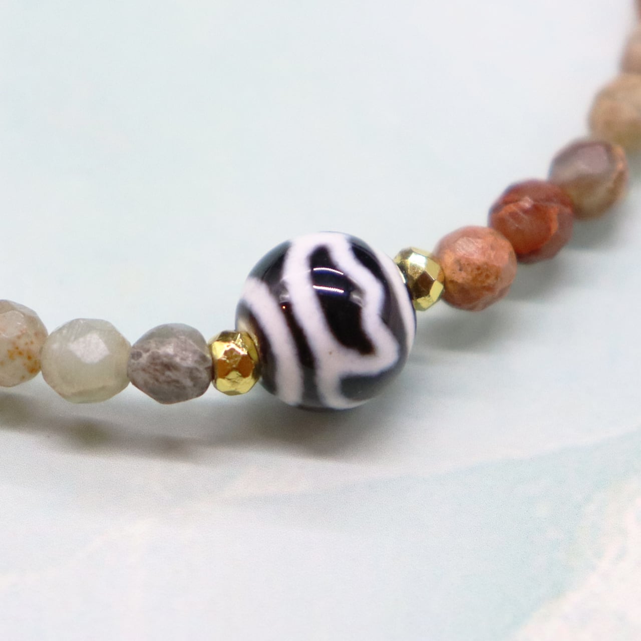ONLINE SHOP限定】【Like a Honey Candy】水蓮花天珠×シトリン