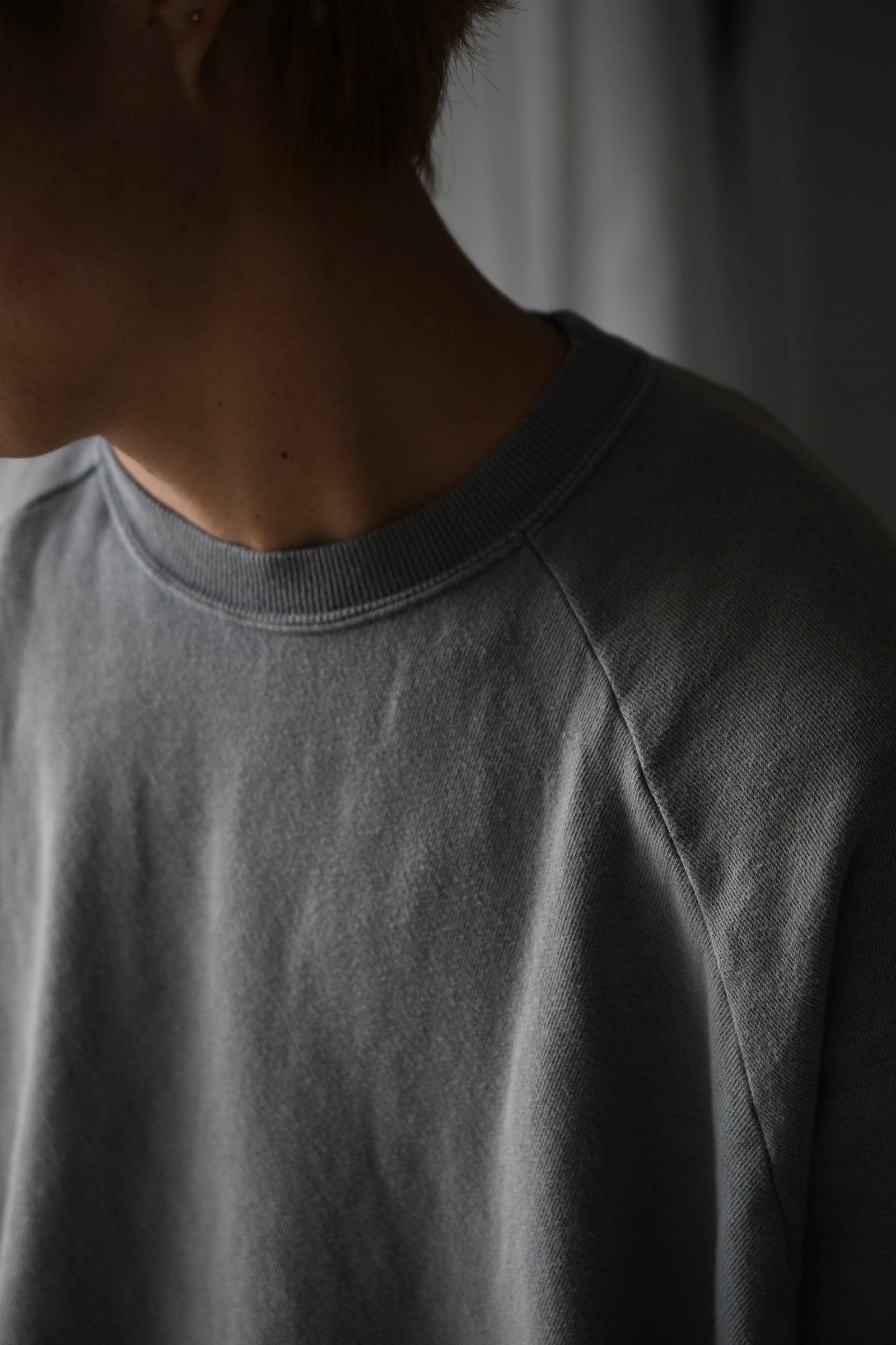 A.PRESSE / Vintage Light Weight S/S Sweatshirt (Gray) | nariwai