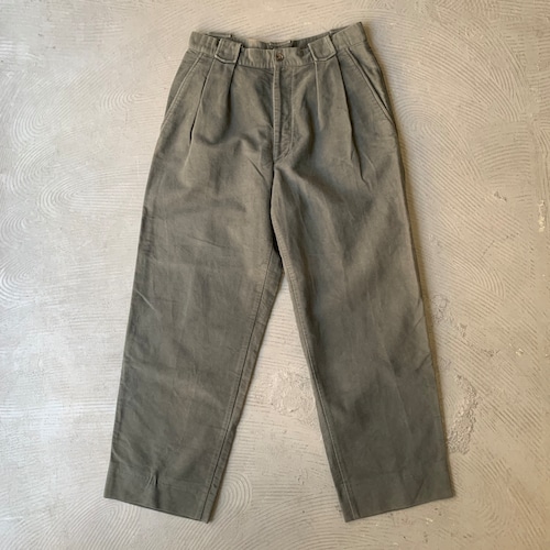 80's GIORGIO ARMANI / Moleskin pants (B61)