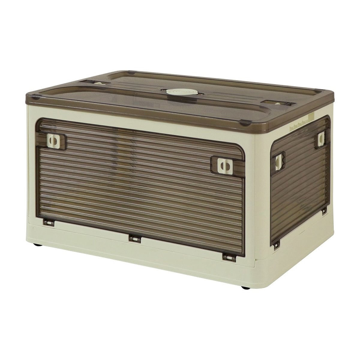 5面開きができる! 折りたたみ収納ボックス Lサイズ 53L コンテナボックス 収納