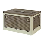 5面開きができる! 折りたたみ収納ボックス Lサイズ 53L コンテナボックス 収納