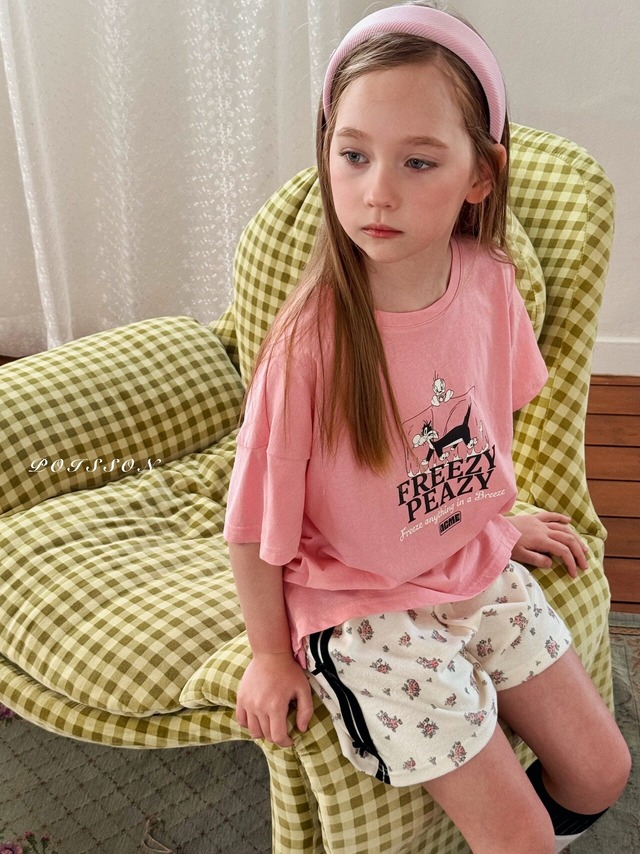 《予約》POISSON ¨ flower line short pants ¨ 26summer