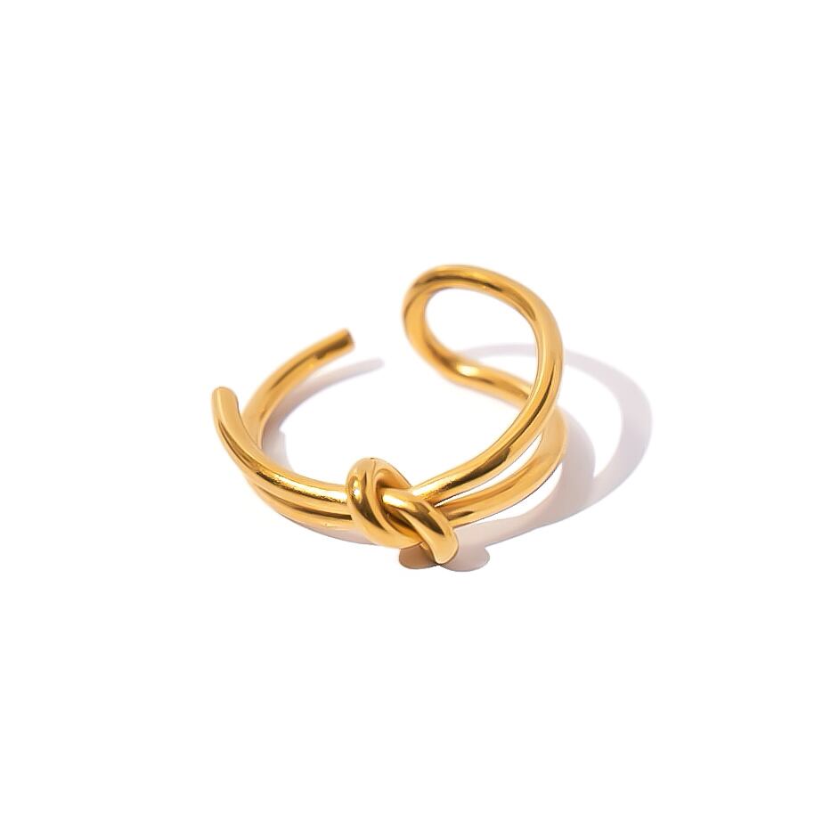 316L knot ring【GOLD】#r54 | namuel