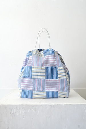 BAG'n'NOUN SPINDLE PATCHWORK 'M'　Blue