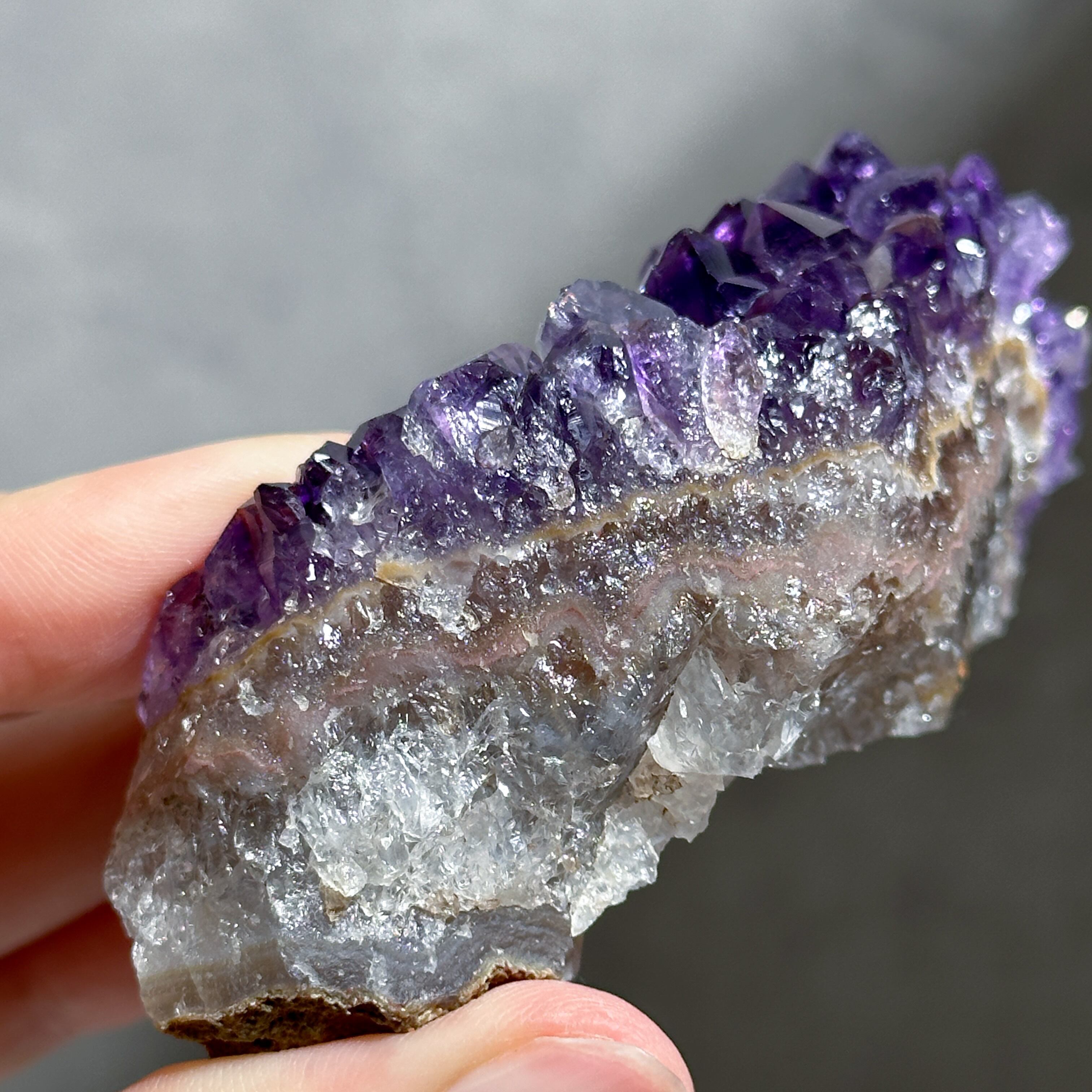テリ◎ウルグアイ産アメジスト 原石24◇ Amethyst ◇天然石・鉱物