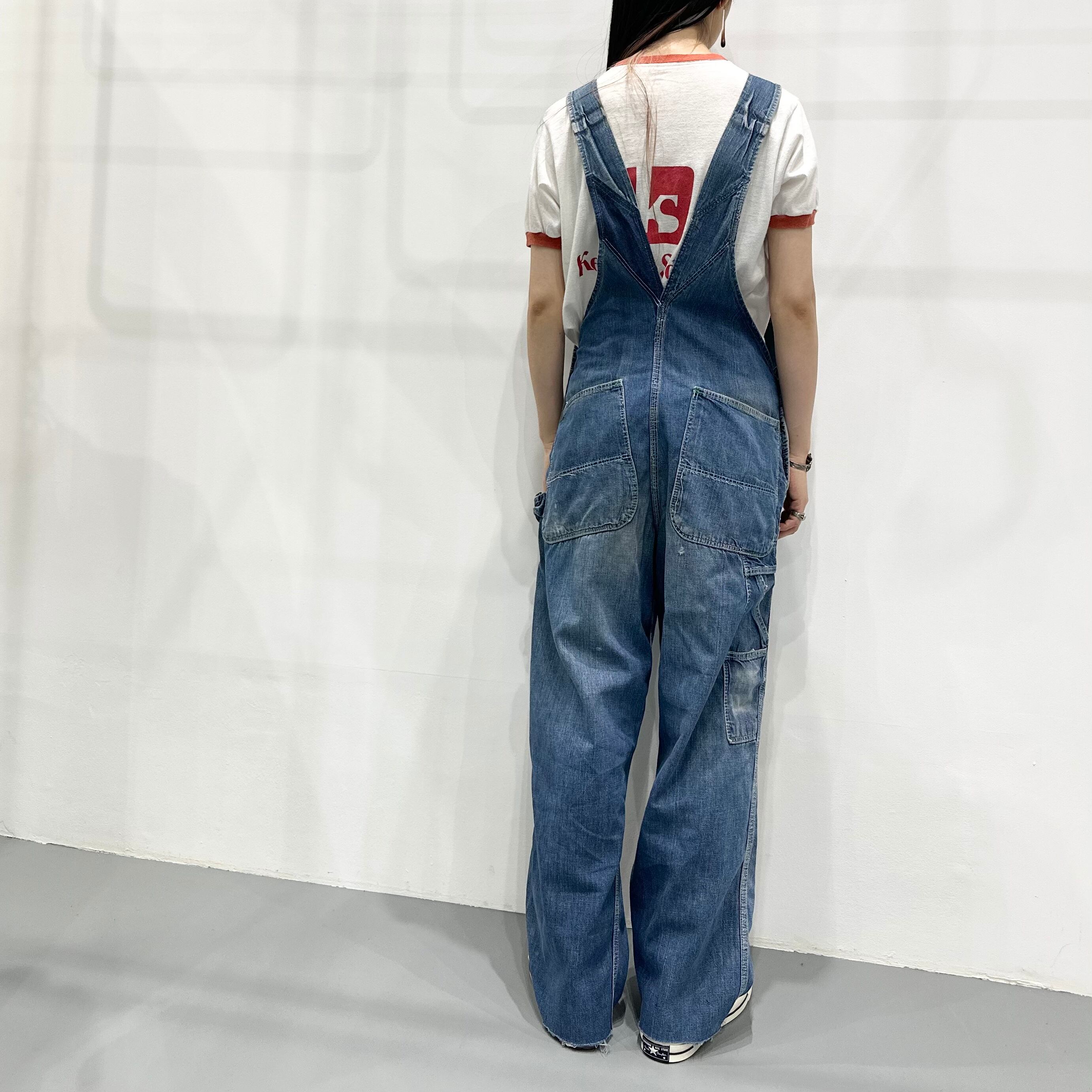 USED】60s vintage POINTER デニム オーバーオール | Racey