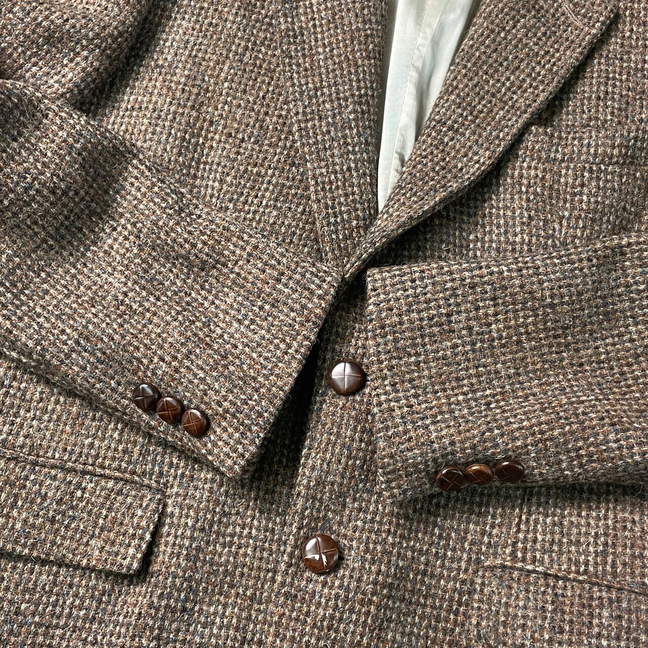 90年代 カナダ製 HARRIS TWEED ハリスツイード ウールテーラード