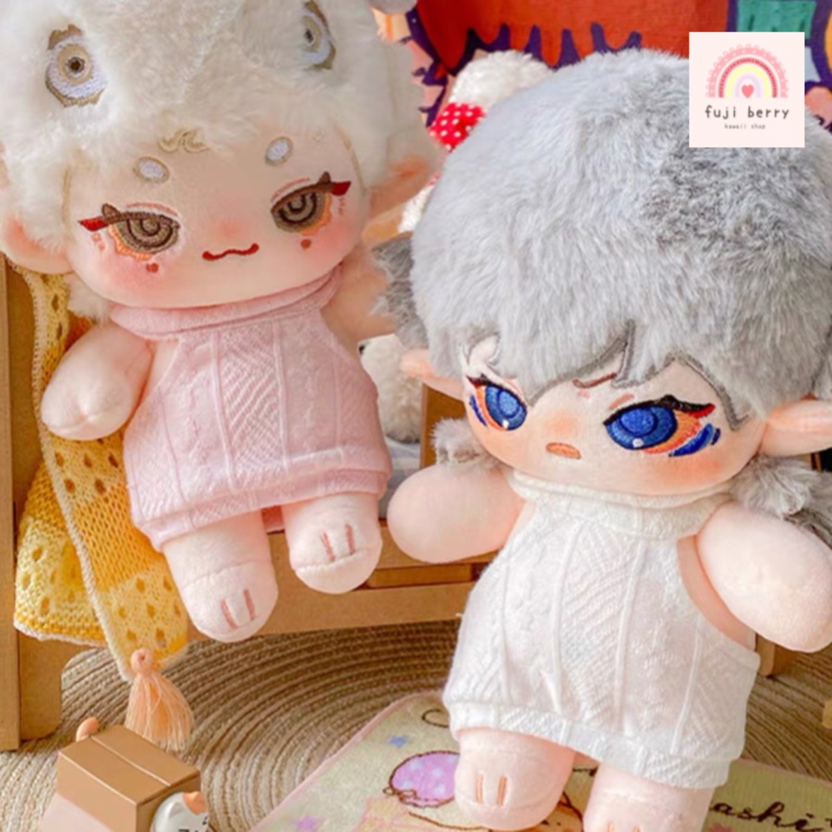 現品 完売 着せ替えぬいぐるみ 20cm 五条悟 限定完売激可愛い着せ替え傑狐