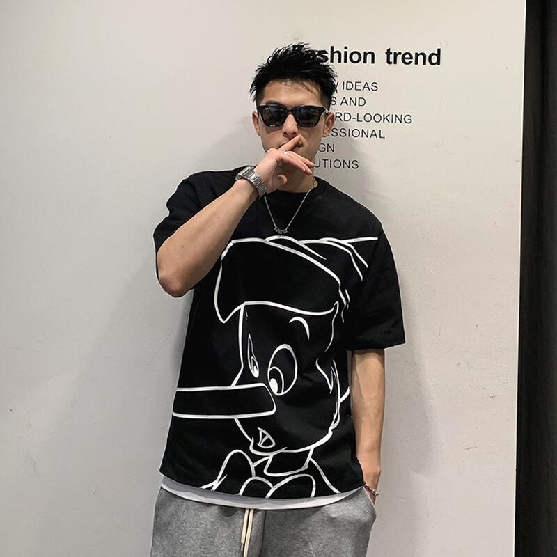 サマーTシャツ コットン 夏物 Xu_Tailang71318007035