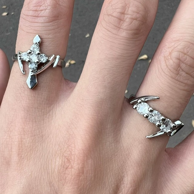 geometric design ring　ジオメトリックデザインリング　J1923