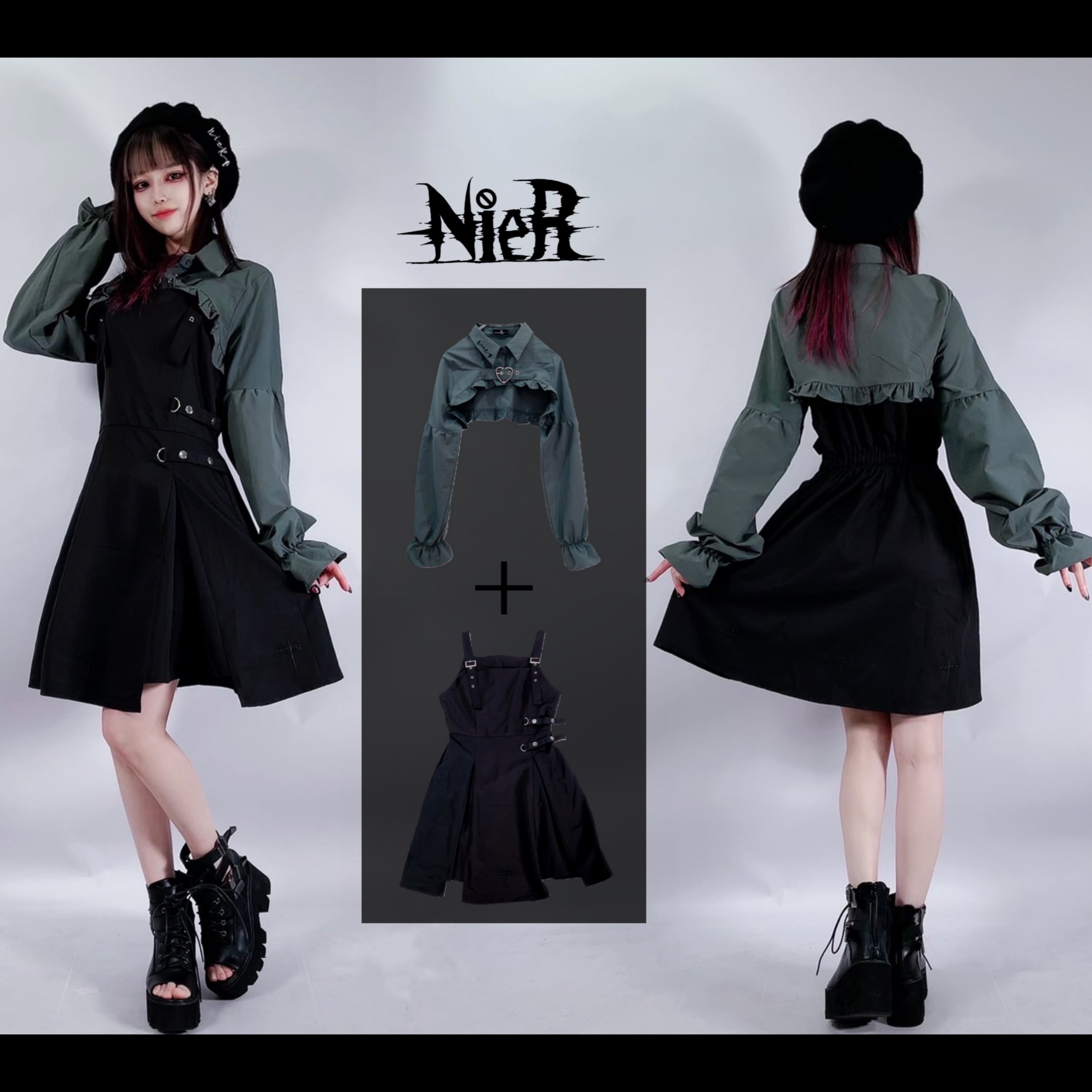 Nier clothing ジャンパースカート チュニック - チュニック