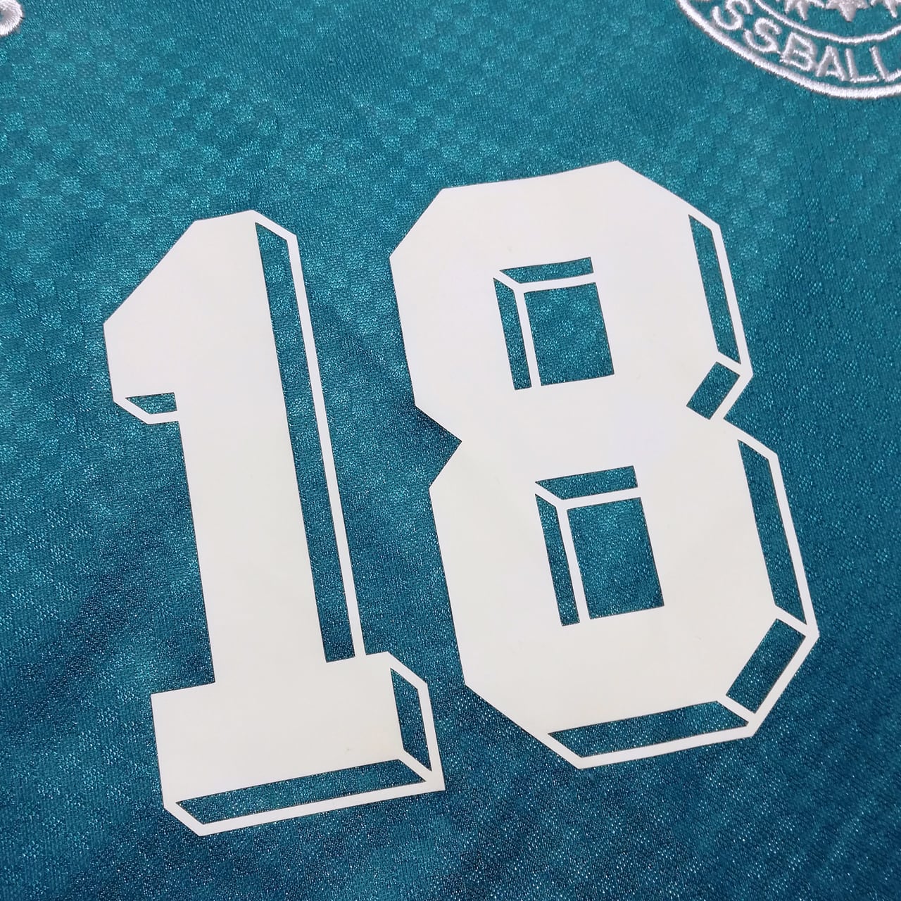 USED】ドイツ代表 1994 adidas アウェイ半袖 #18 KLINSMANN ユルゲン