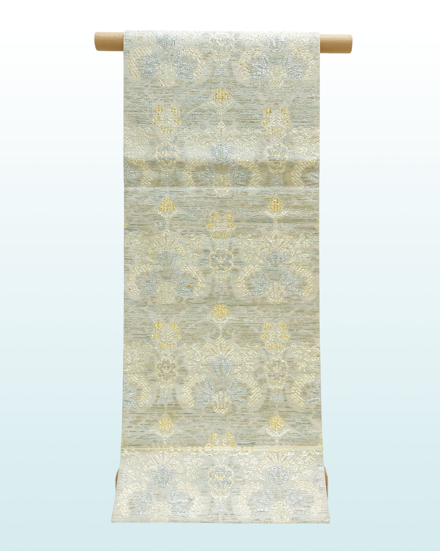 (袋帯)パステル調 唐花文 じゅらく LUOHA−064(リユース品)