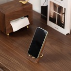 木製スマホスタンド ブラックウォールナット 無垢材 スマートフォンスタンド 天然木 高級 おしゃれ インテリア雑貨 デスクアクセサリー ナチュラル 北欧風