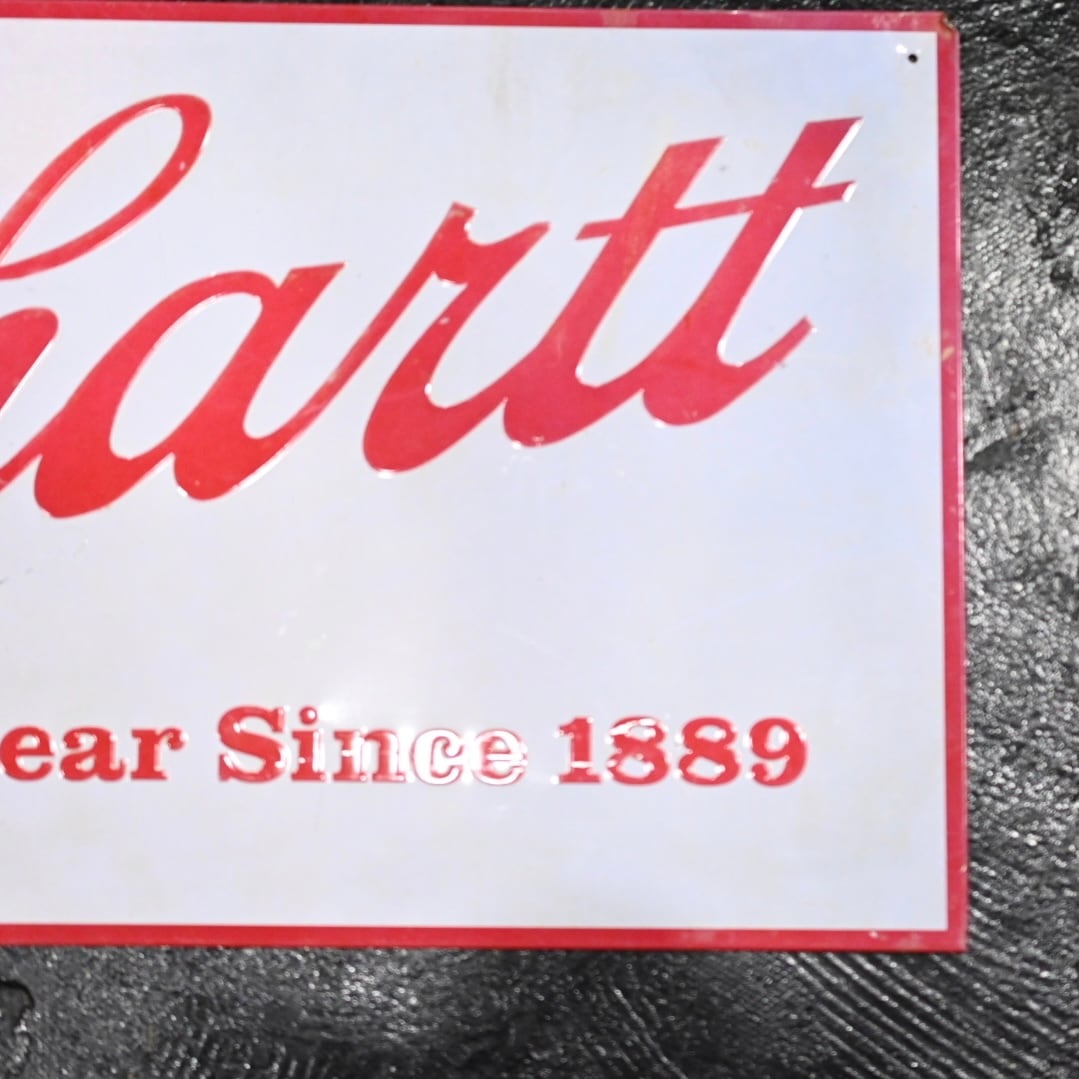 Vintage Carhartt Advertising Sign #1 | Button Works Store Vintage Carhartt Advertising Sign #1 | Button Works Store