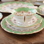 Royal Doulton|ロイヤルドルトン グリーン&ローズガーランド ティーセット カップ&ソーサー エドワーディアン期 英国アンティーク thumbnail 13