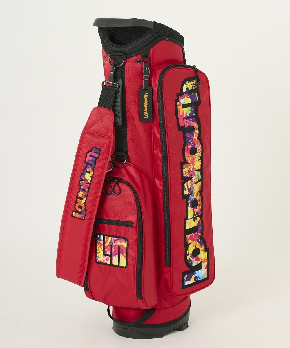 LOUDMOUTH レッドキャディバッグ カラー選択可】Loudmouth ラウドマウス 8.25型 キャディバッグ