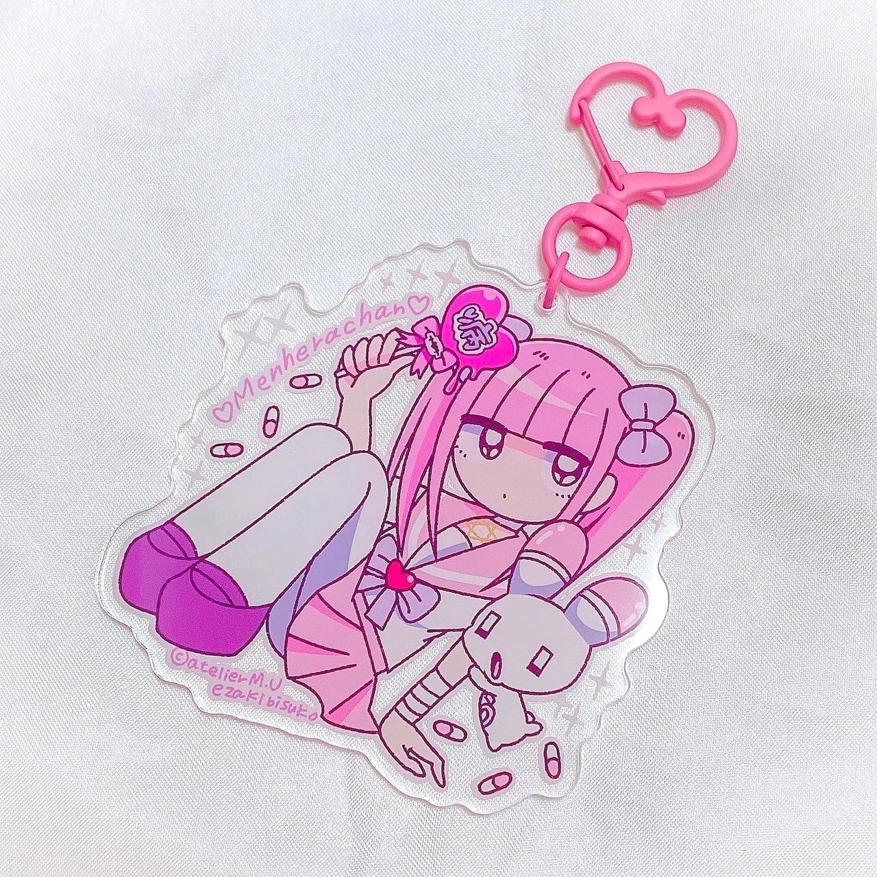メンヘラチャンキーホルダー | atelierM.U 江崎びす子 ONLINESHOP