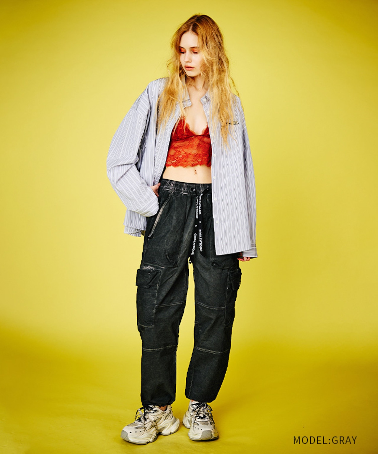 COOLA DOGGYフォトプリントシャツ (GRAY) CQ-48014