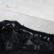 社交ダンス 衣装　トップス ブラウス ブラック系 チャコット Chacott 黒 レース 花 伸縮 ストレッチ 練習 レッスン 華やか 上品 かわいい パーティー 透け感 半袖 ダンス衣装 イベント ステージ オールブラック