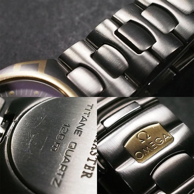Omega シーマスター 120m/ポラリス　クォーツ腕時計2種 オメガ OMEGA シーマスター ポラリス 120M チタンケース カレンダー