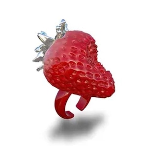 フレッシュ strawberry デコレーション リング (kai1240)