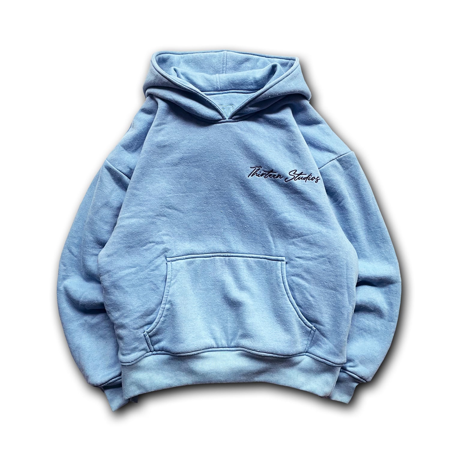 Thirteen Studios / Two Layered Acid Washed Reversible Hoodie   HOLICK