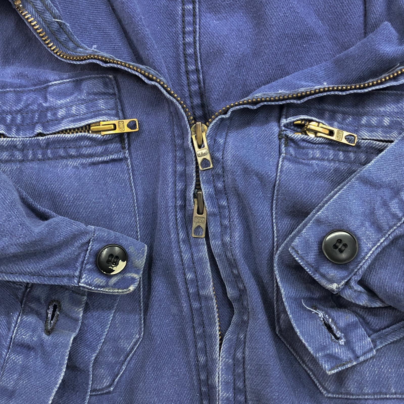 UNKNOWN 80- 90年代 FRANCE製 COVERALLS ユーロワーク フレンチワーク