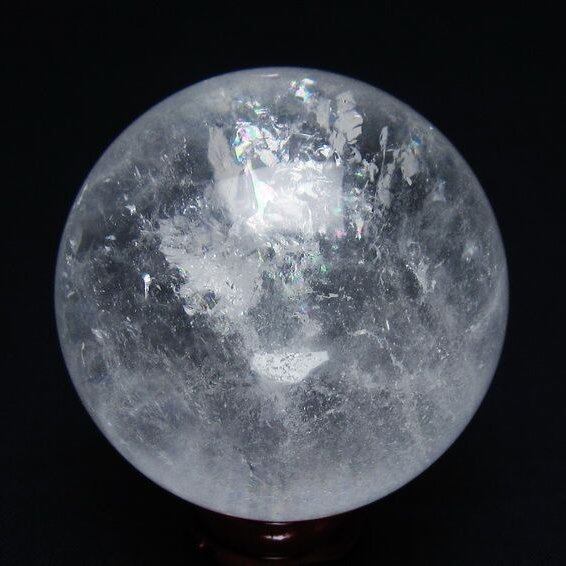水晶 丸玉 55mm スフィア 置物 水晶玉 一点物 151-8887