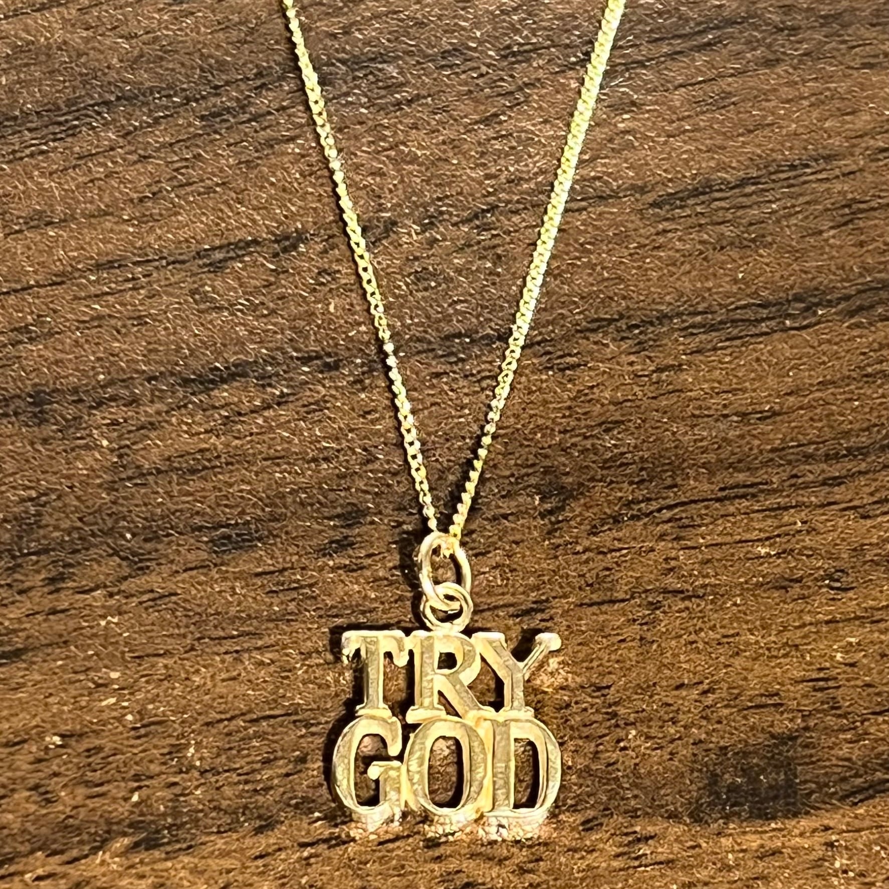 VINTAGE TIFFANYティファニー TRY GOD 14金 ネックレス - 通販