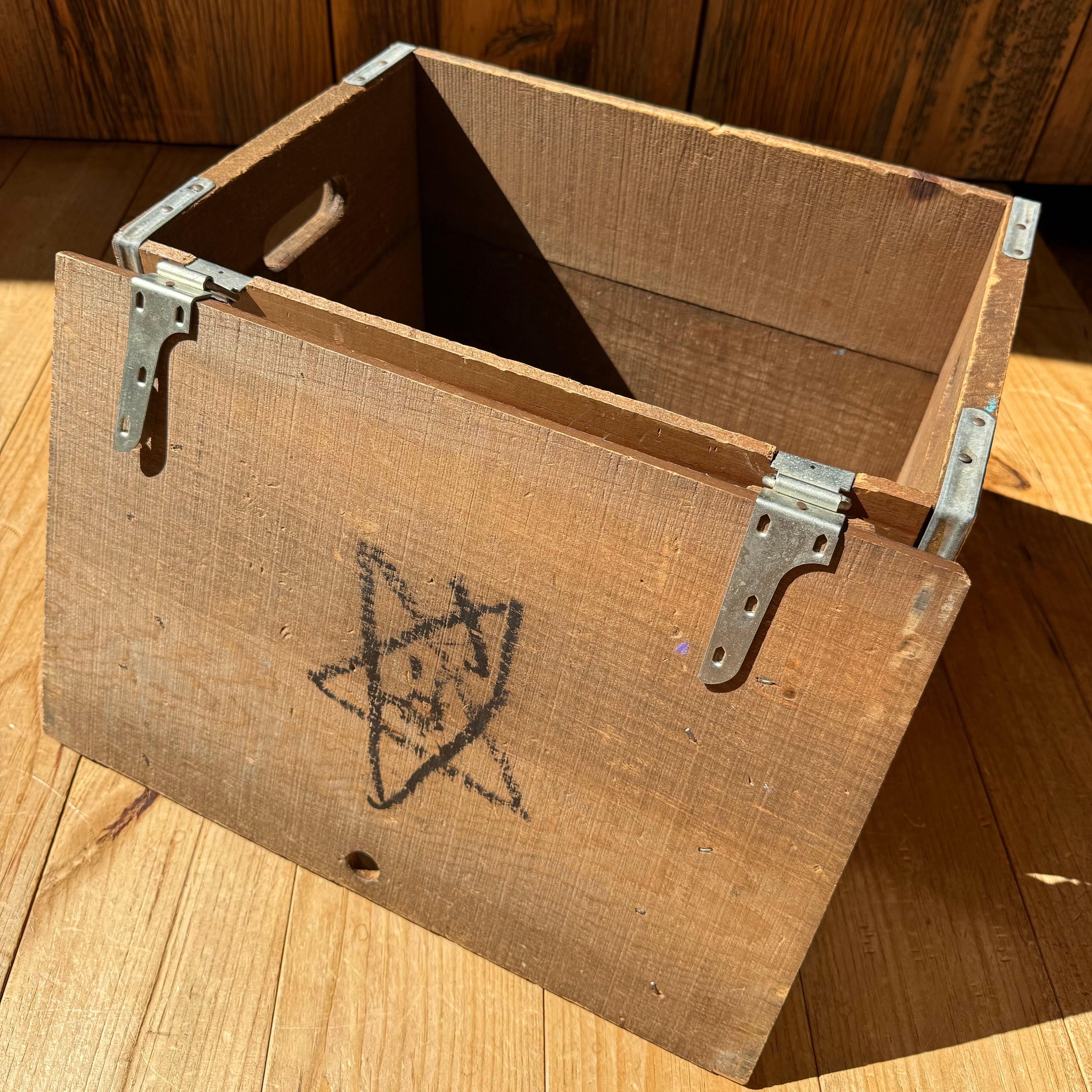 Vintage BUDWEISER Wood Box 木箱 バドワイザー 収納 ディスプレイ