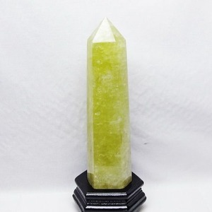 1.5Kg シトリン 六角柱 シトリンクォーツ ポイント 台座付属 一点物 152-4127