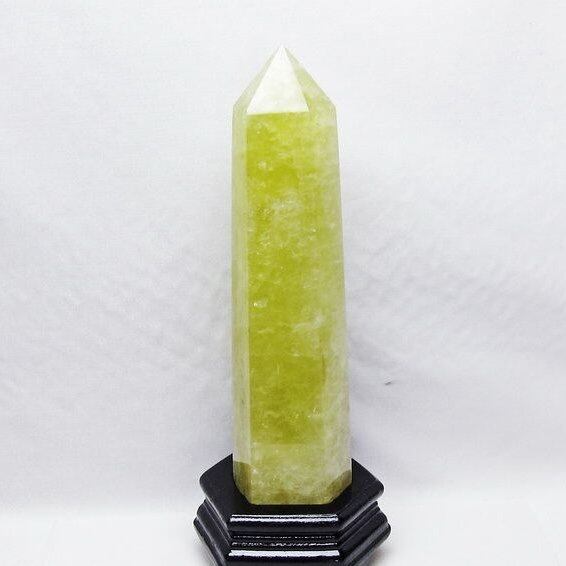 1.5Kg シトリン 六角柱 シトリンクォーツ ポイント 台座付属 一点物 152-4127