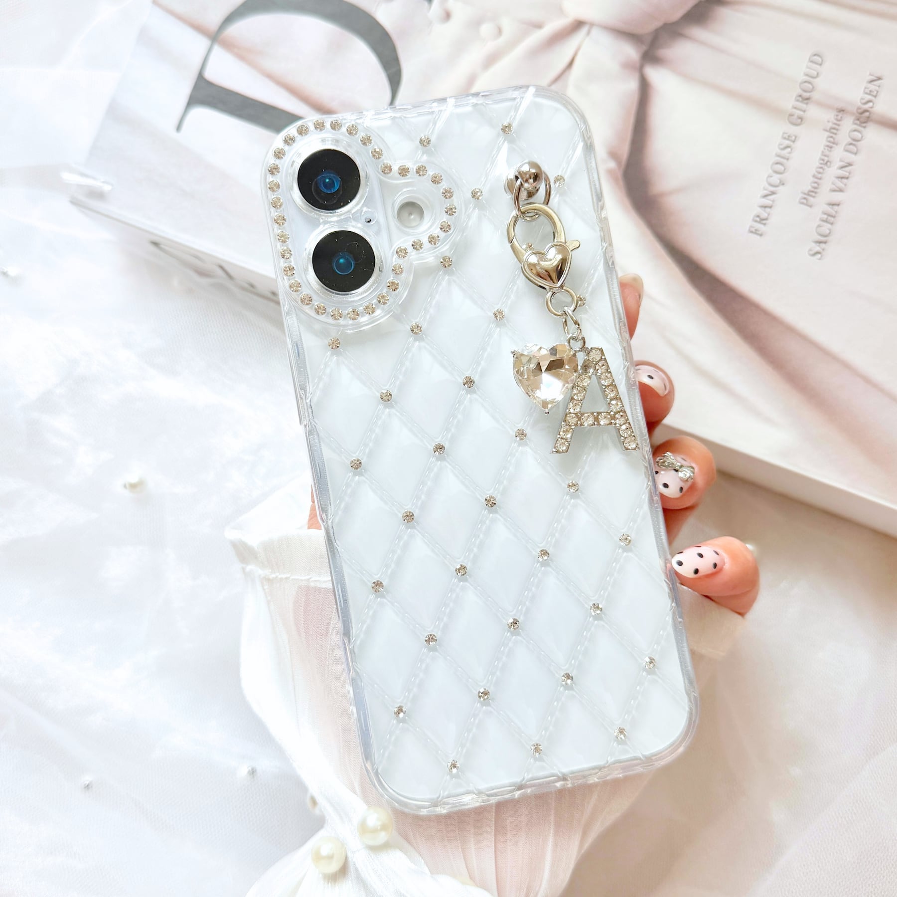 シュガーグロウイニシャルiPhoneケース