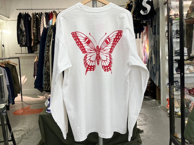 Girls Don’t Cry BUTTERFLY LS TEE WHITE XL 70930