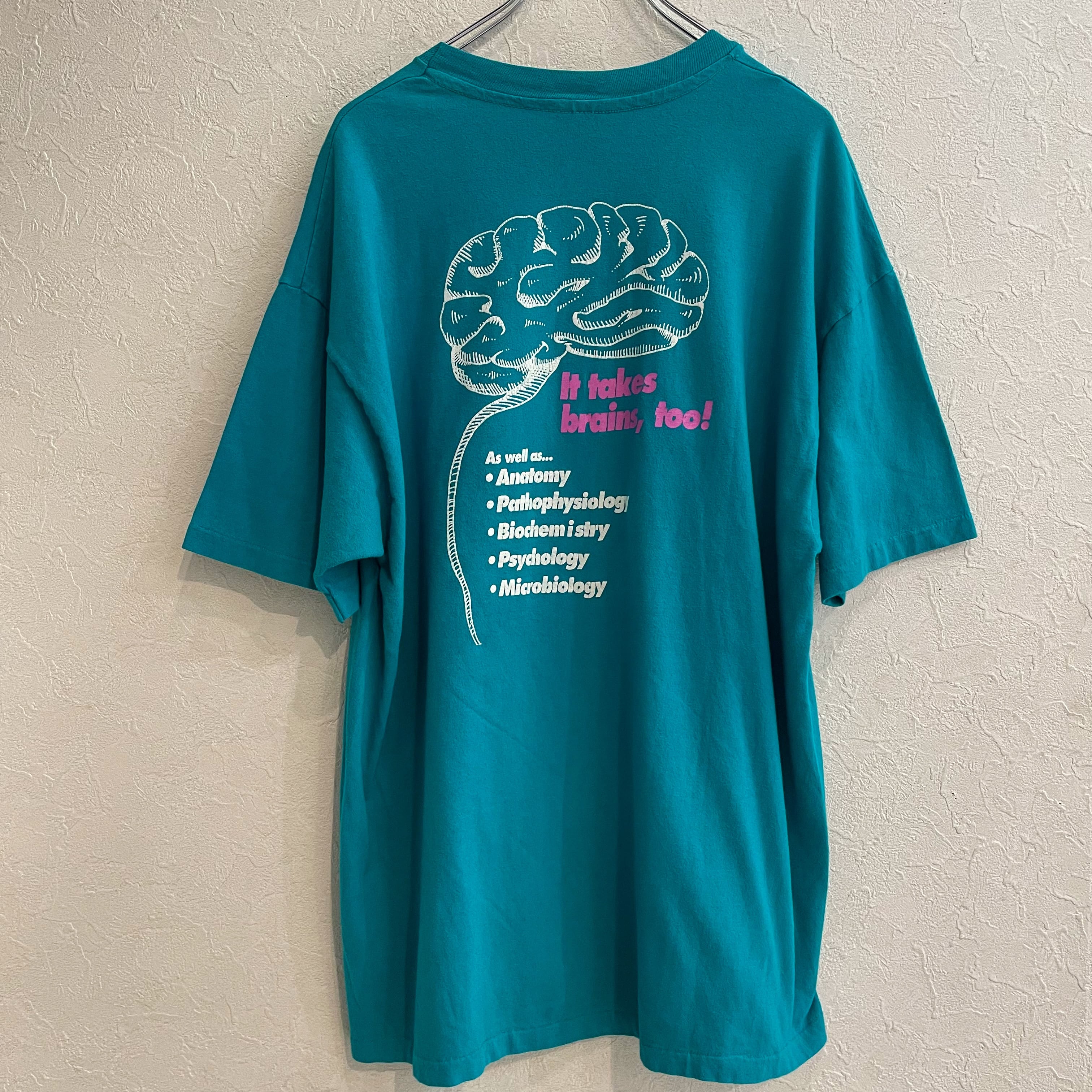 90s Hanes brains heart t-shirt usa 古着 脳みそ ハート | YurAre 