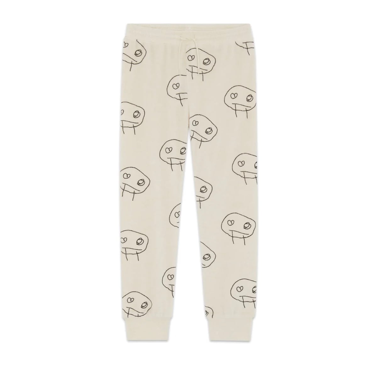 Another Fox FREDS FACE TERRY TOWEL JOGGERS | bonbellespoir