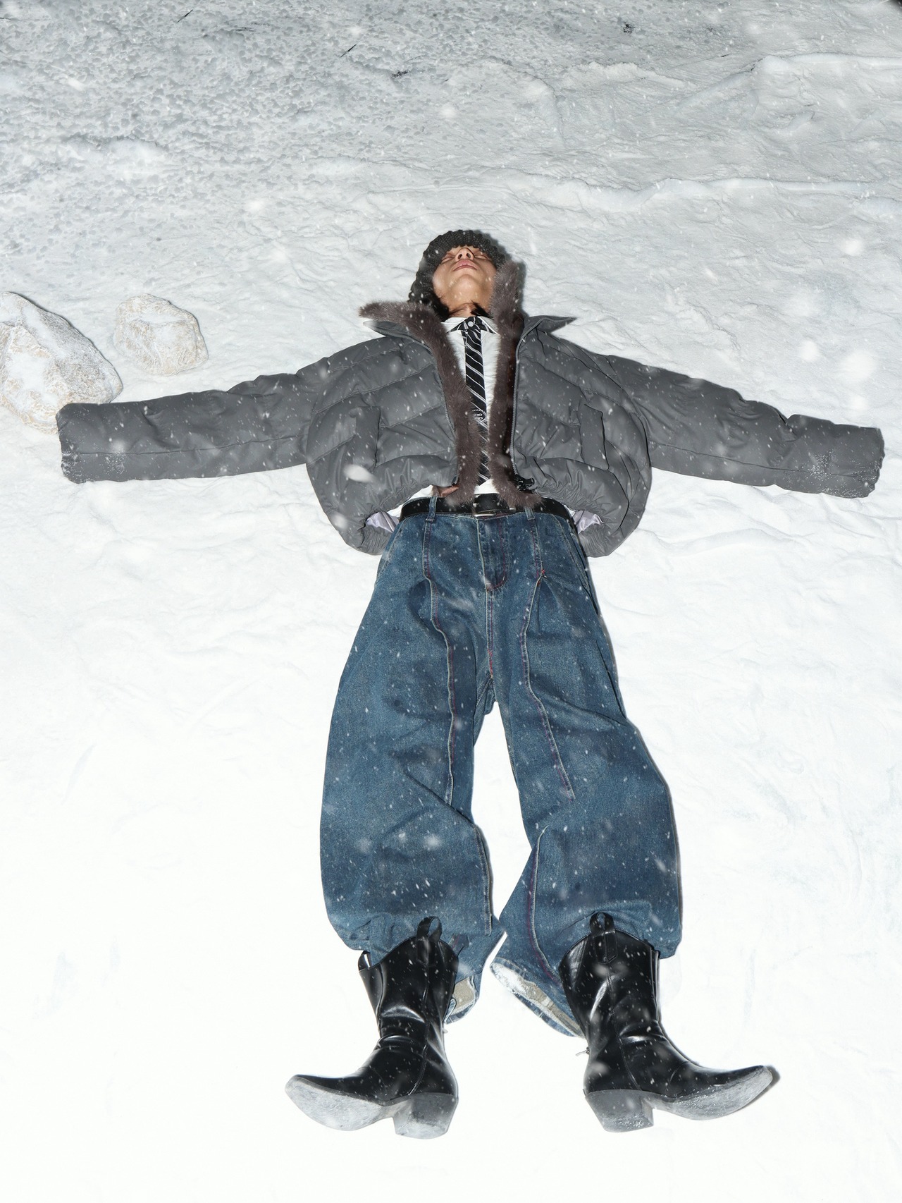 BOOGOOVOGUE 3-Proof Fur Down Jacket