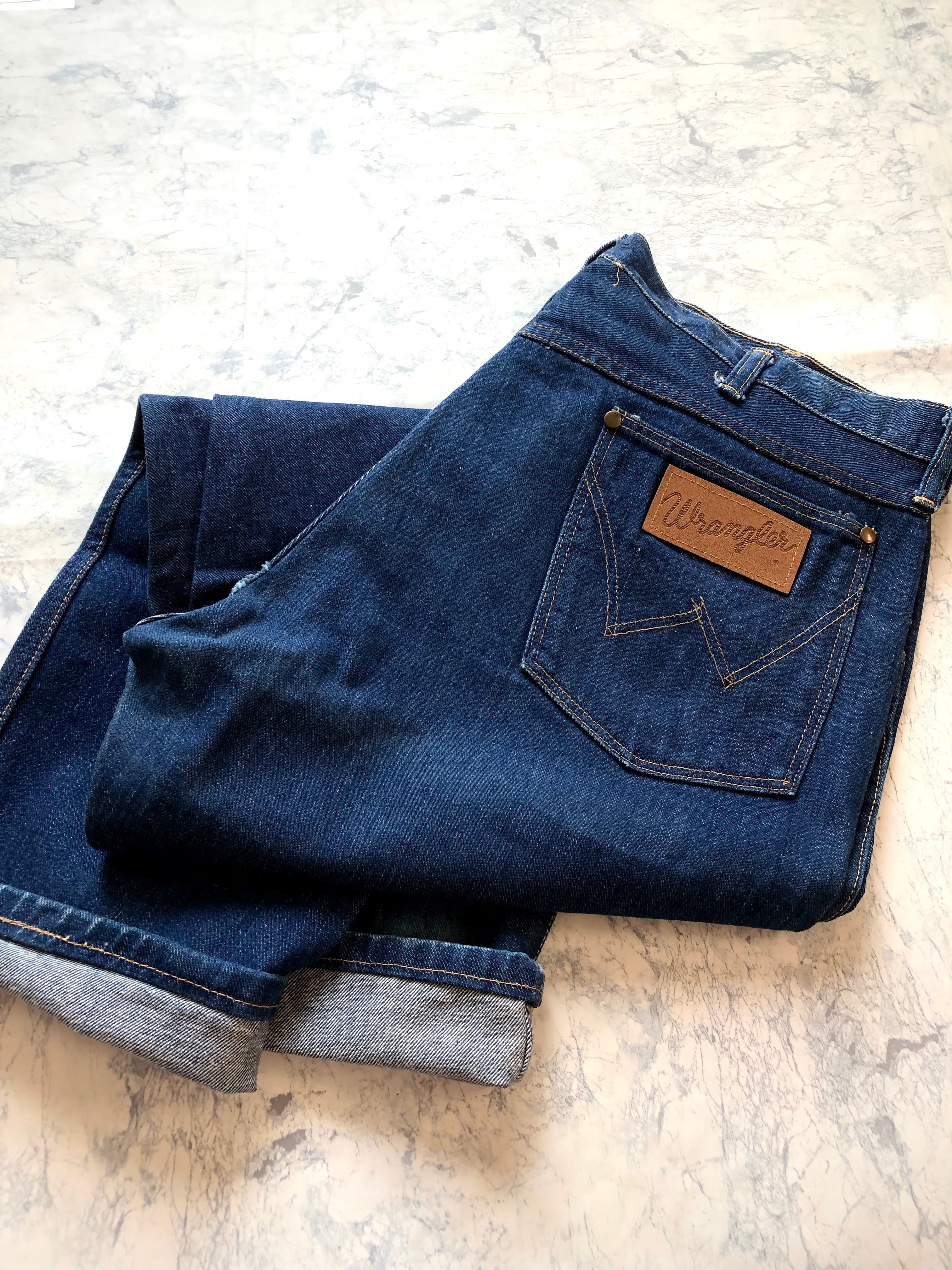 60s〜 WRANGLER 11MWZ BELL-TAG 5PKT INDIGO DENIM OLD VINTAGE