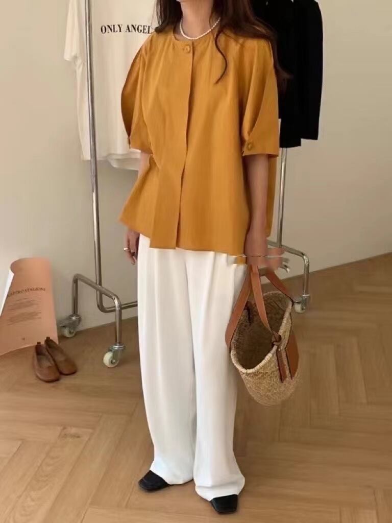 レーヨンブラウス　AJ22085-9966