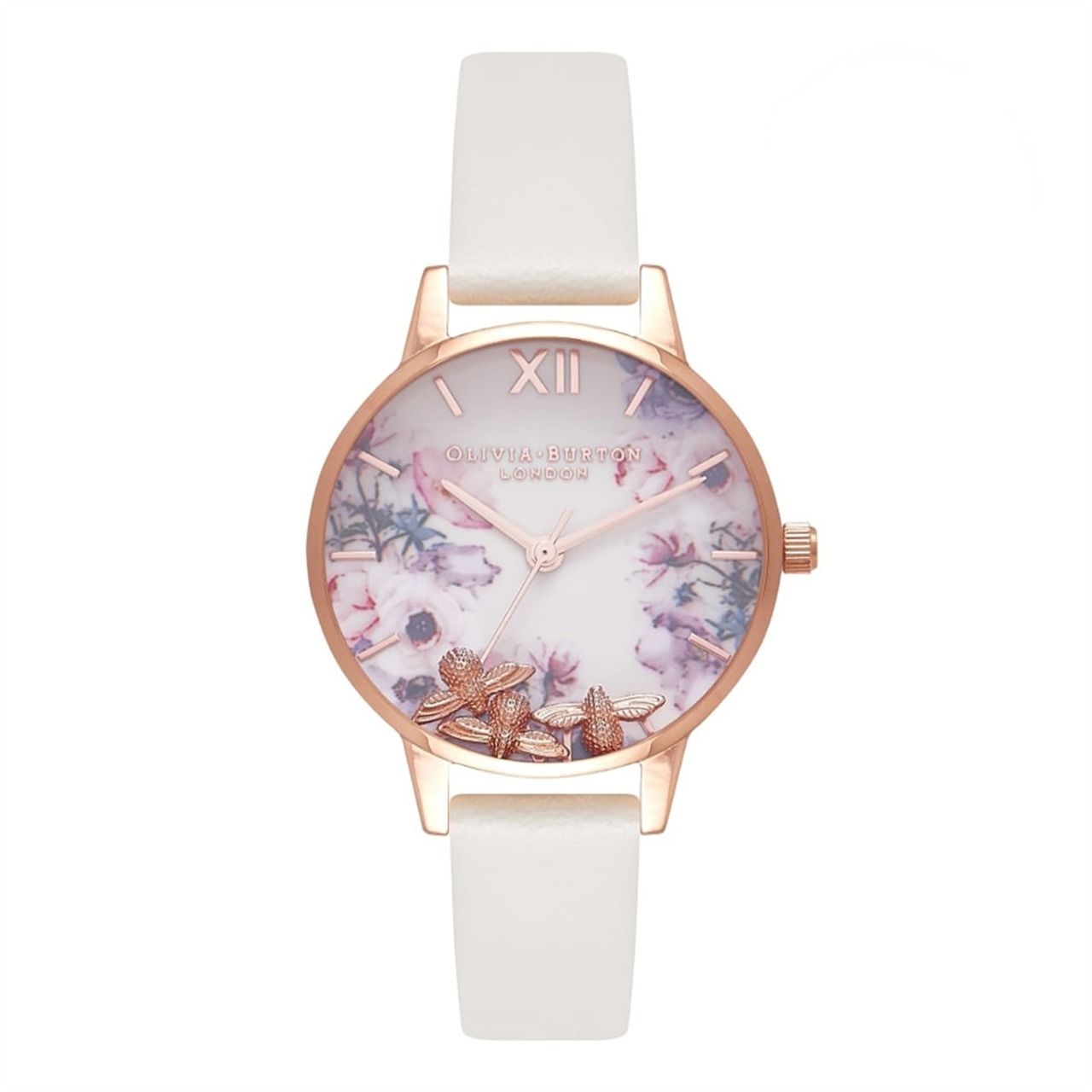 OLIVIA BURTON オリビアバートン ビジービー ホワイト 花蜂 OB16CH13  