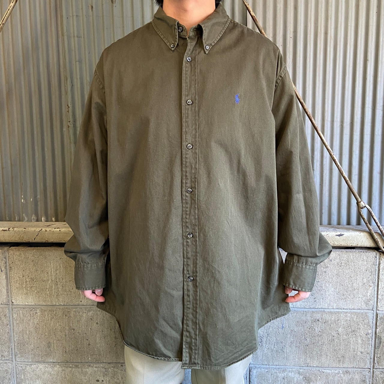 ビッグサイズ オールドラルフローレン CLASSIC FIT ボタンダウンシャツ 