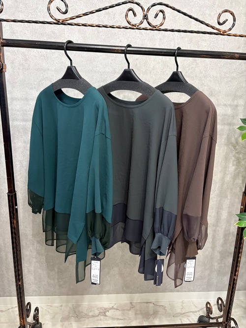 【ROBE】　ノルディスシアー切り替えブラウス　631945