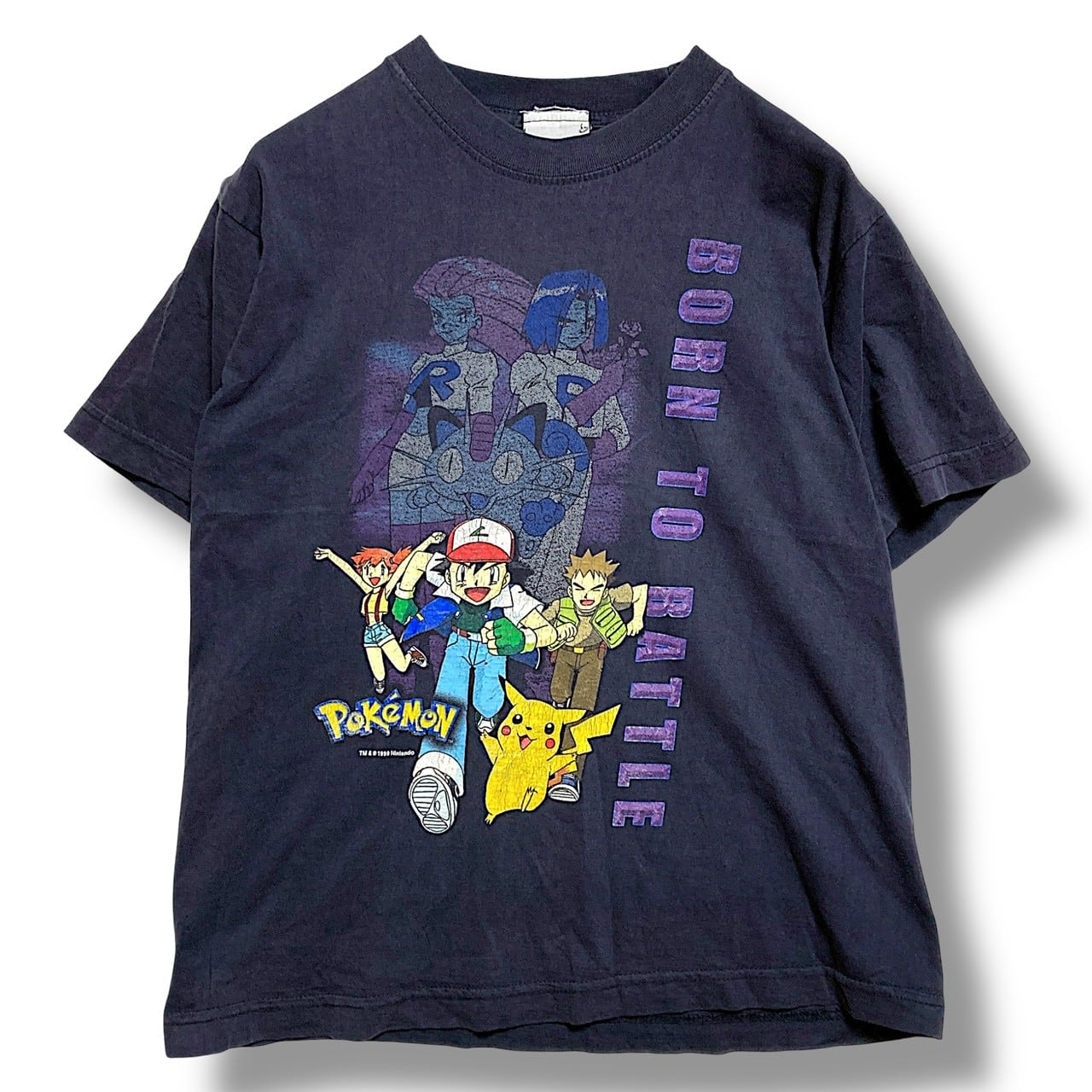 ビッグサイズ ポケモン ピカチュウ キャラクタープリントTシャツ