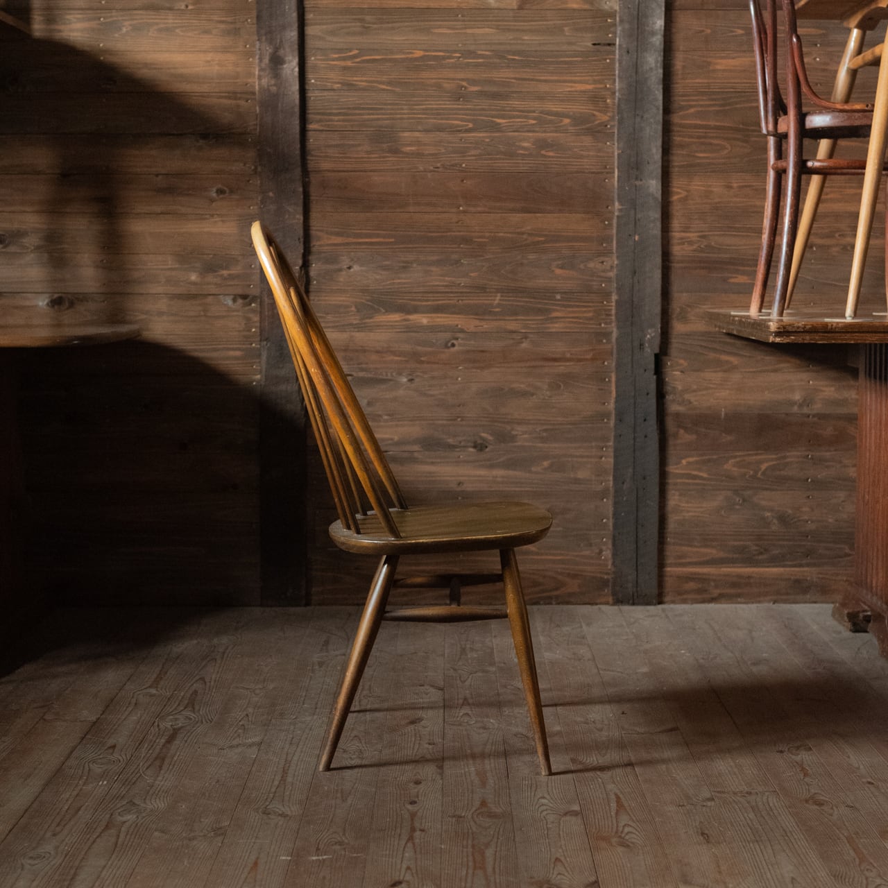 アーコール　クエーカーチェア　ビンテージ　ダイニングチェア　イギリス Ercol Quaker Chair【A】/ アーコール クエーカー チェア〈ダイニング