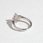 マーキスカット ダイヤモンド リング SI1 pt900 / 1.005ct