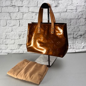 LOUIS VUITTON ヴィトン ヴェルニ リードPM ハンドバッグ ブラウン A-12772