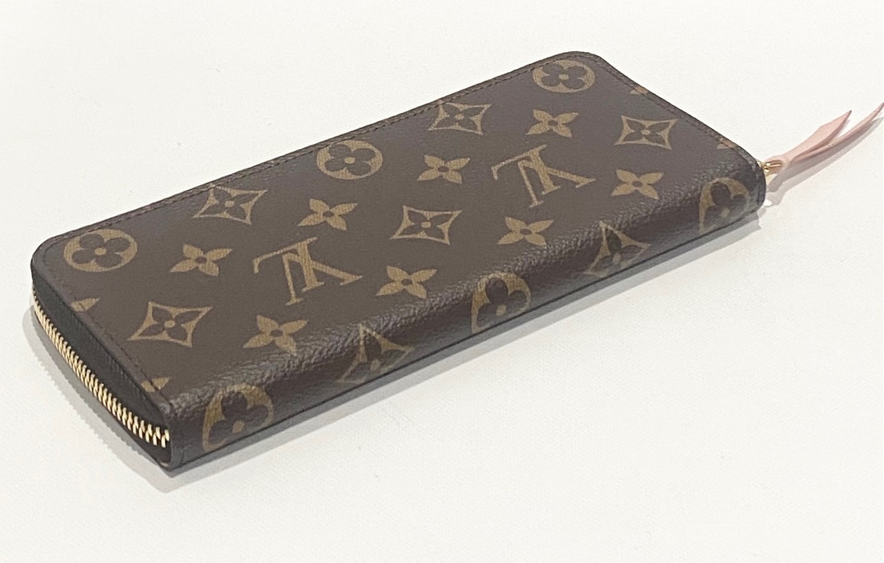 Louis Vuitton ルイヴィトン 長財布 レディース M61298 ポルトフォイユ・クレマンス　ローズ・バレリーヌ